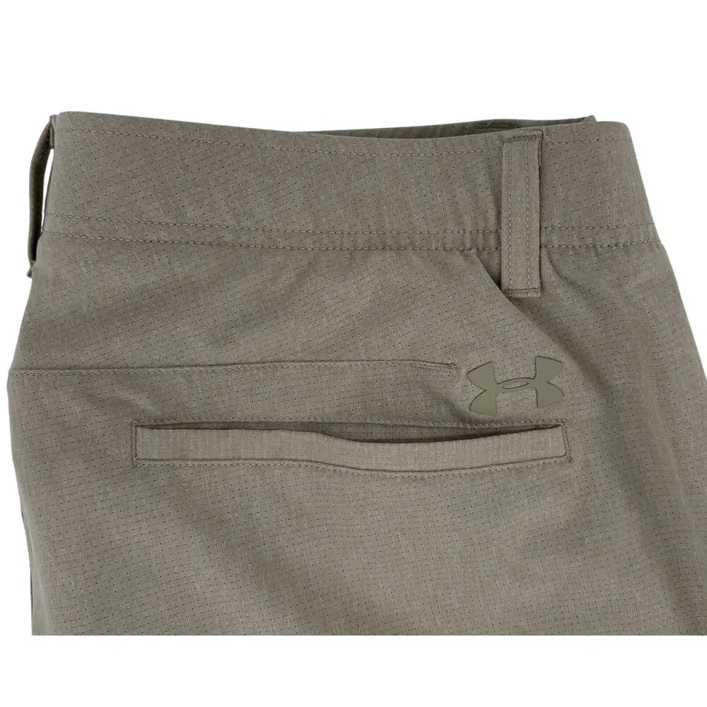 Under Armour Men's Pants 38x29‎ Beige Performance Stretch Waist Golf Casual EUC